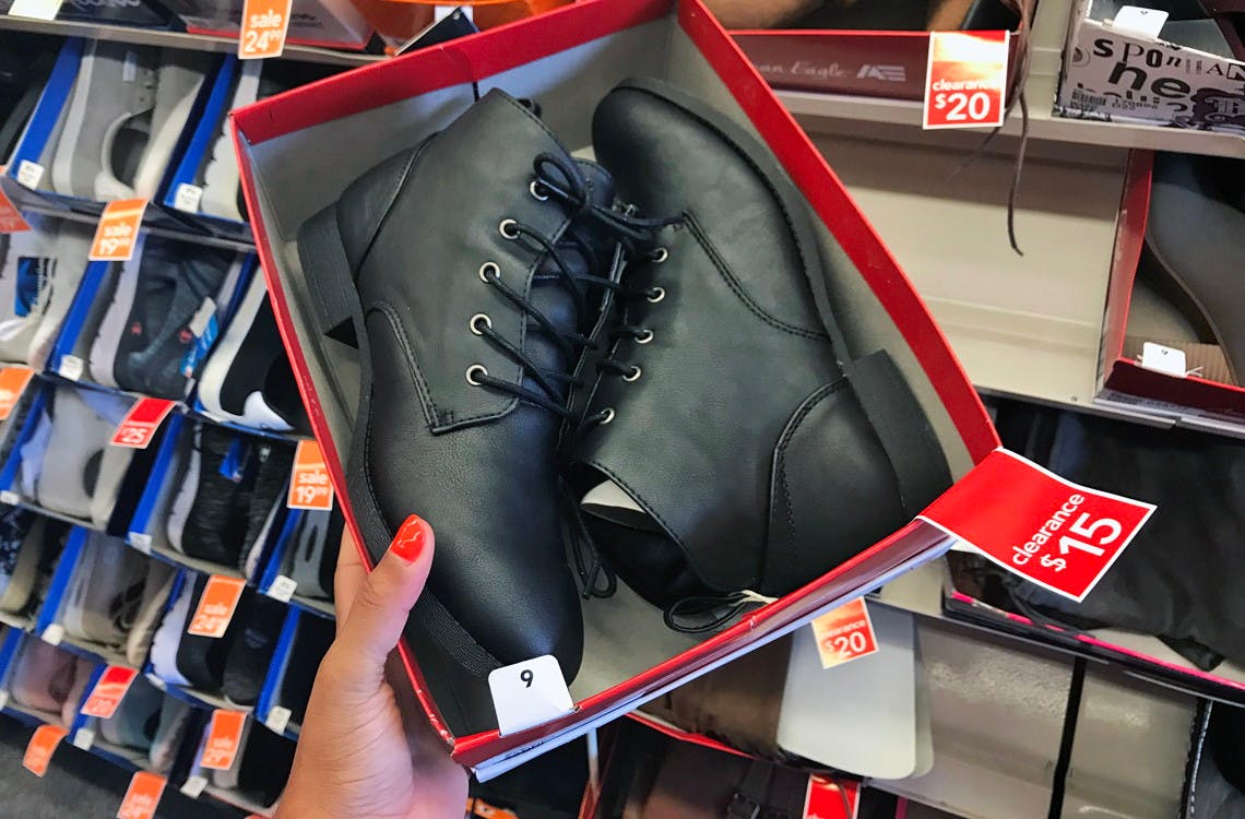 payless lace up boots