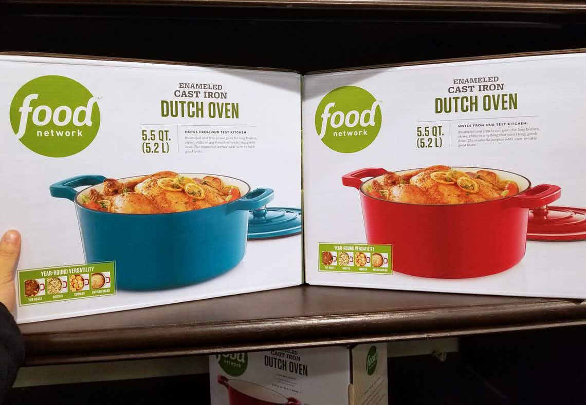 food network enameled cast iron dutch oven featured kohls