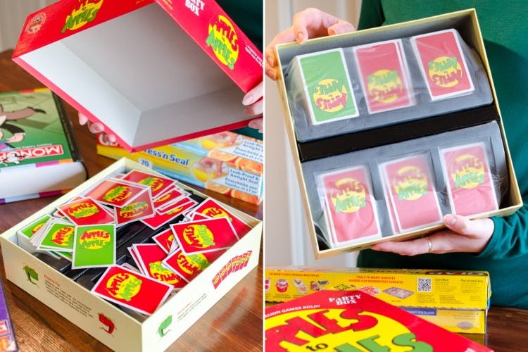 Keep board game pieces together with Press'n Seal.