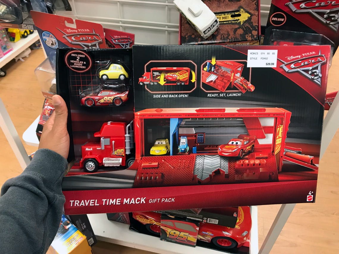 disney pixar cars 3 travel time mack playset