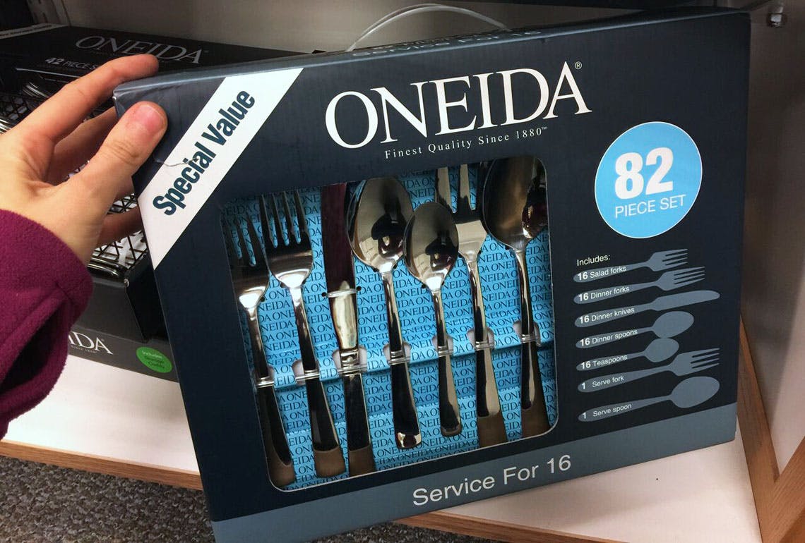 Oneida Flatware Sets, as Low as 55.99 + 10.00 Kohl's Cash Reg. 149