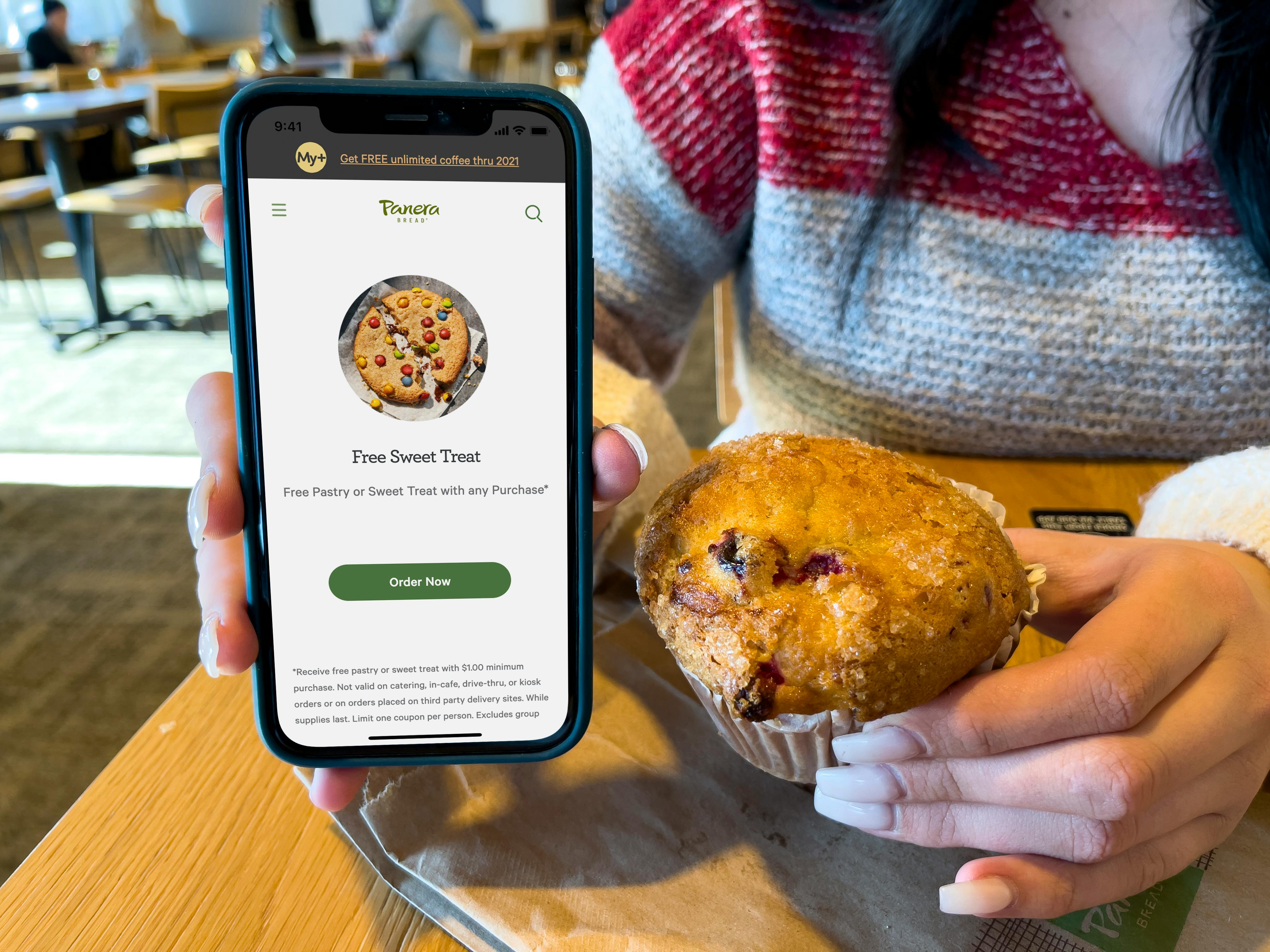 Panera free store delivery