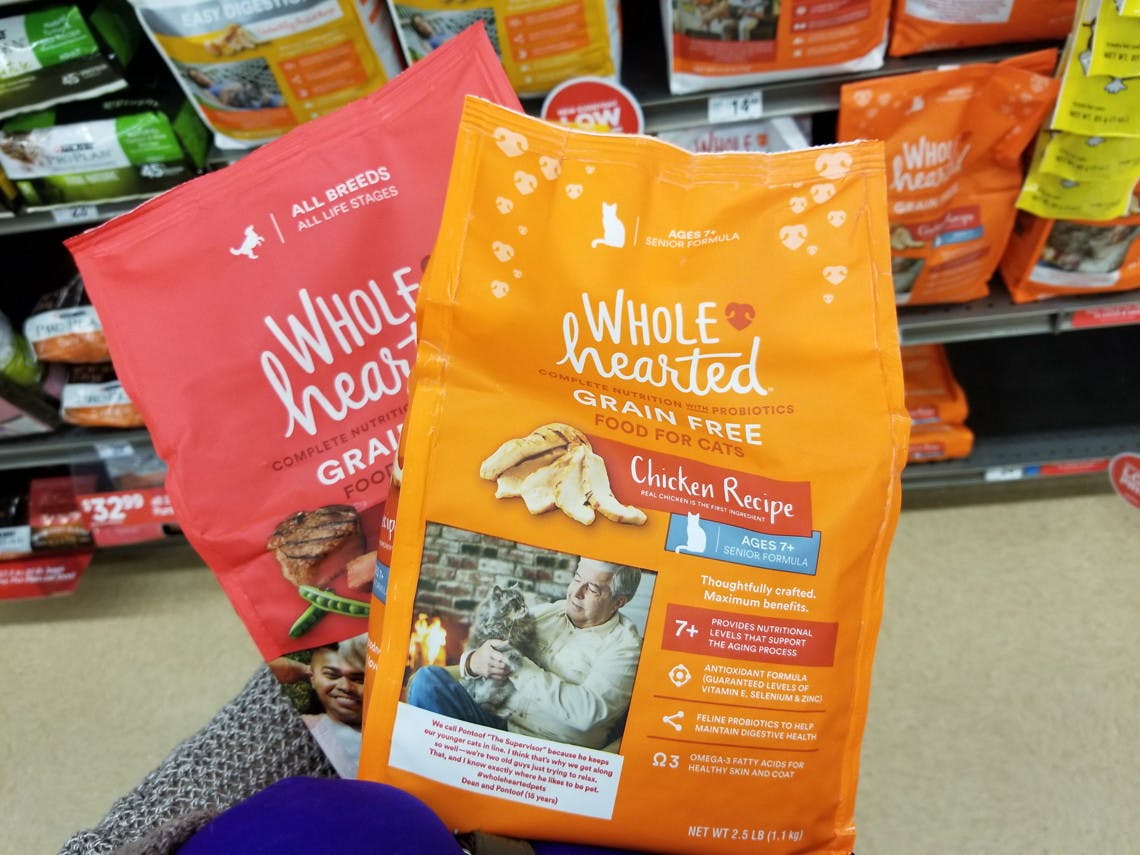 wholehearted cat food coupon