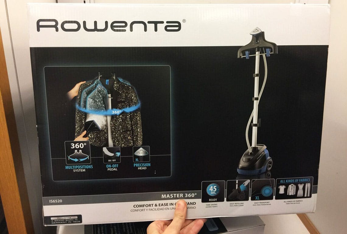 rowenta master 360 garment steamer
