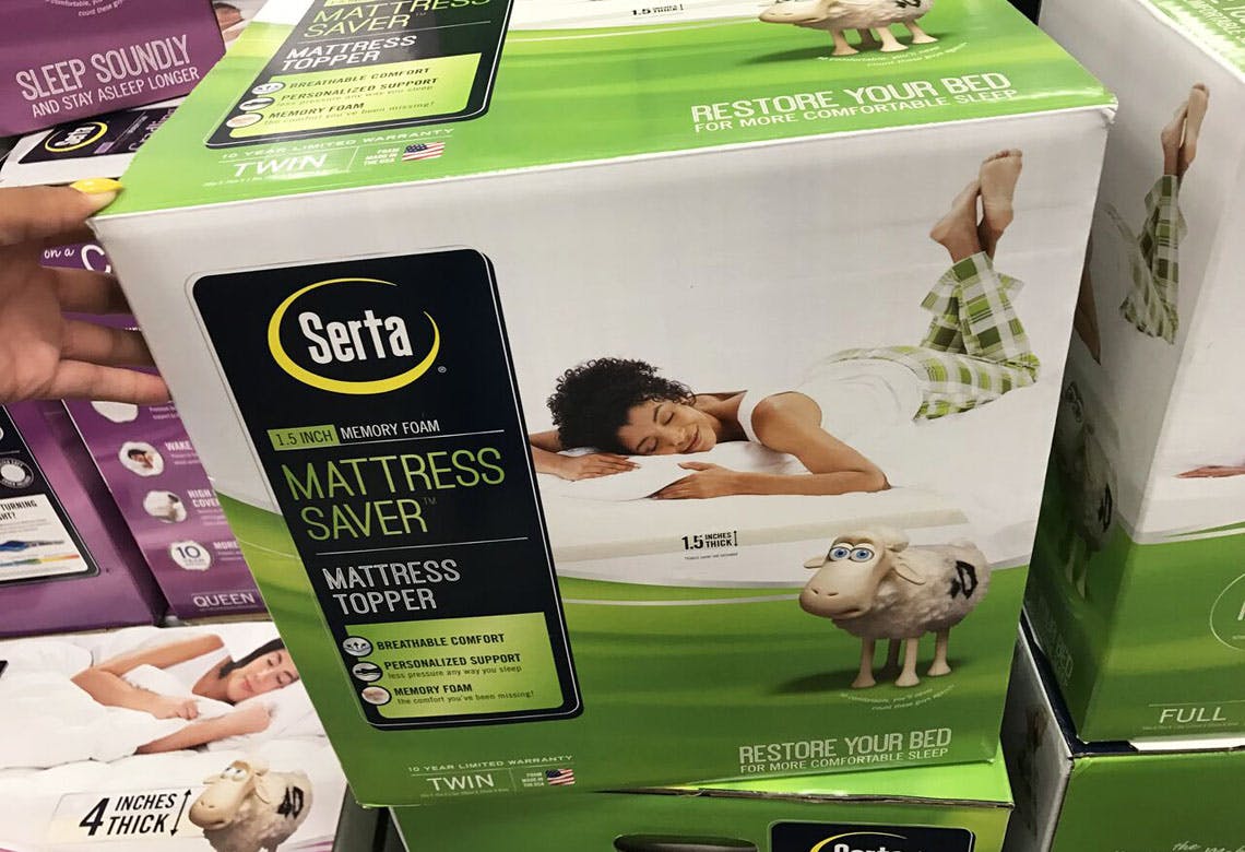 kohls serta mattress topper