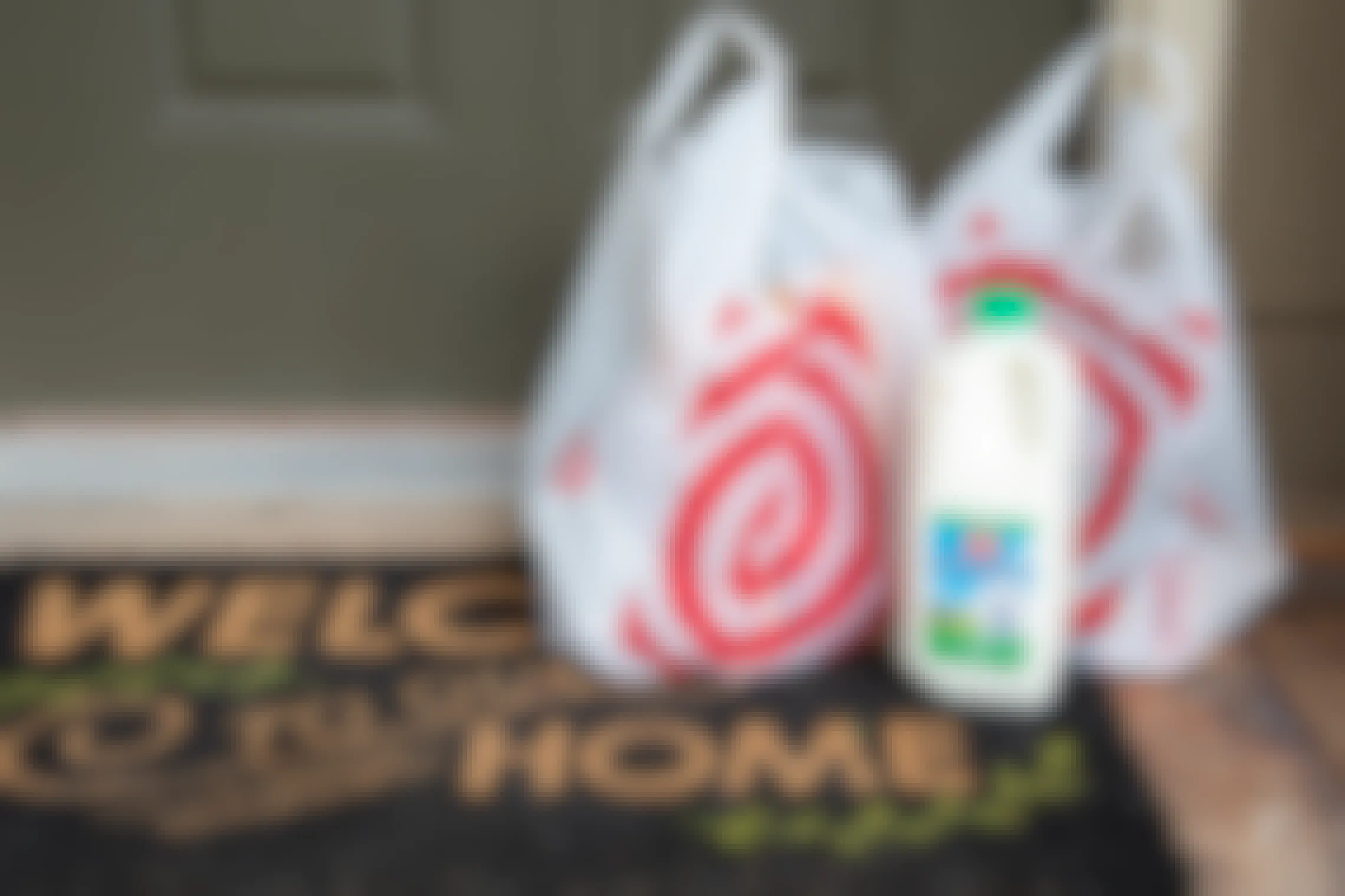 Target groceries on a doorstep