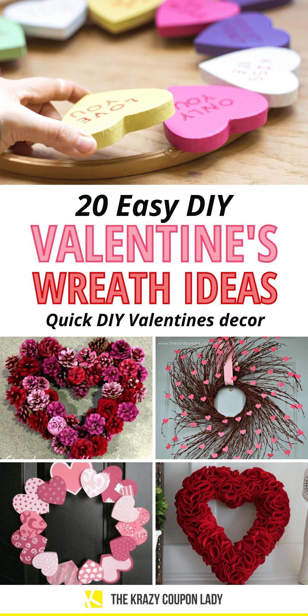 10 Easy DIY Wreath Ideas for Valentine's Day