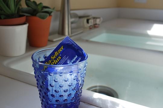 Unclog or deodorize drains with Alka-Seltzer.