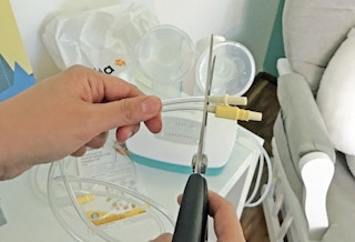 Reuse hospital breast-pump tubes at home