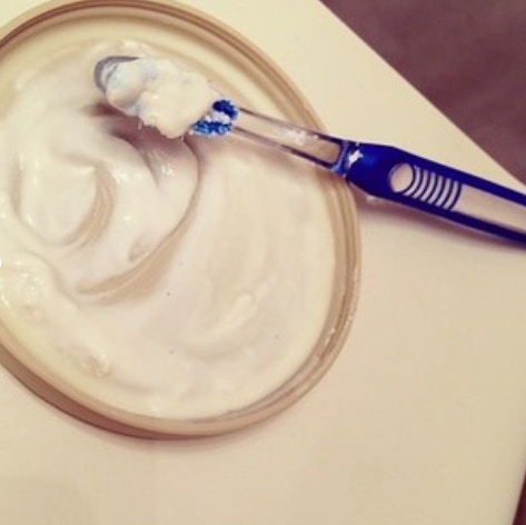 Remove rust stains with cream of tartar and lemon juice.