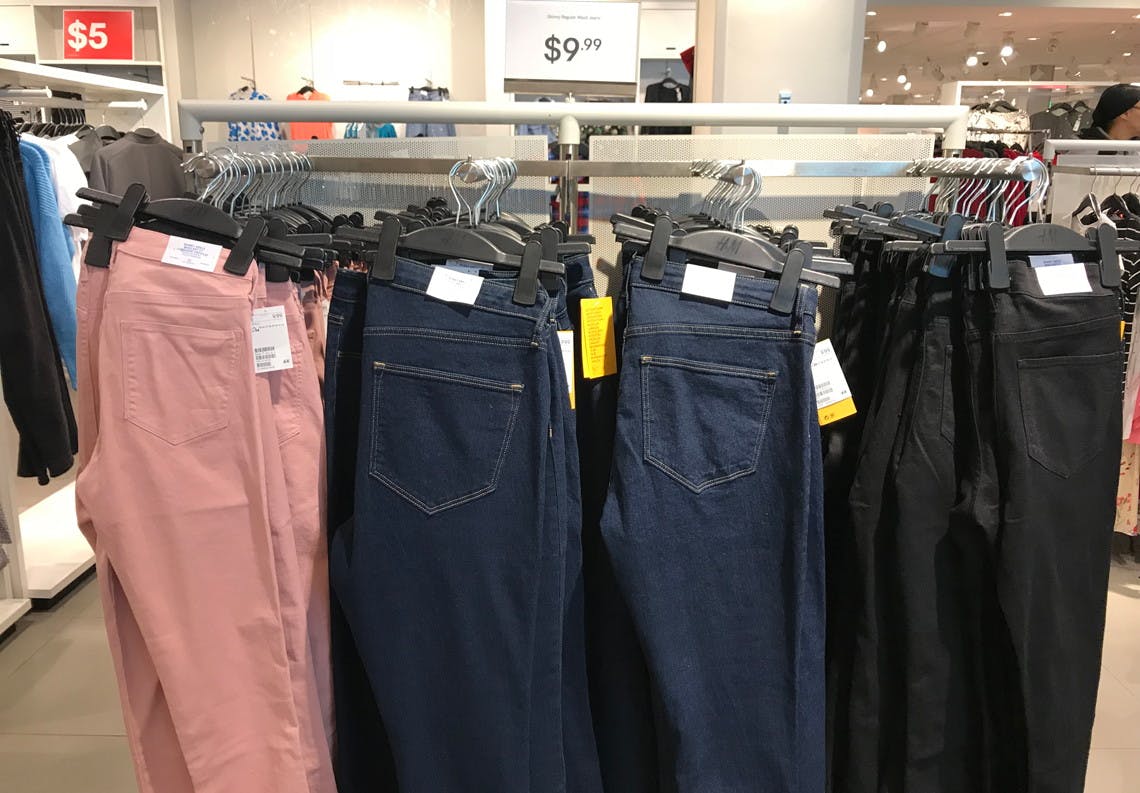 h&m womens jeans