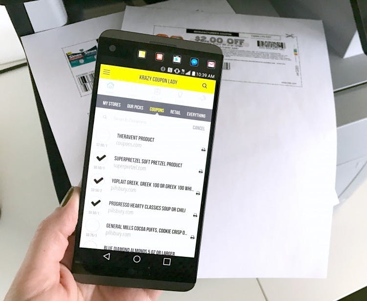 How to Print a Coupon in the KCL App - The Krazy Coupon Lady