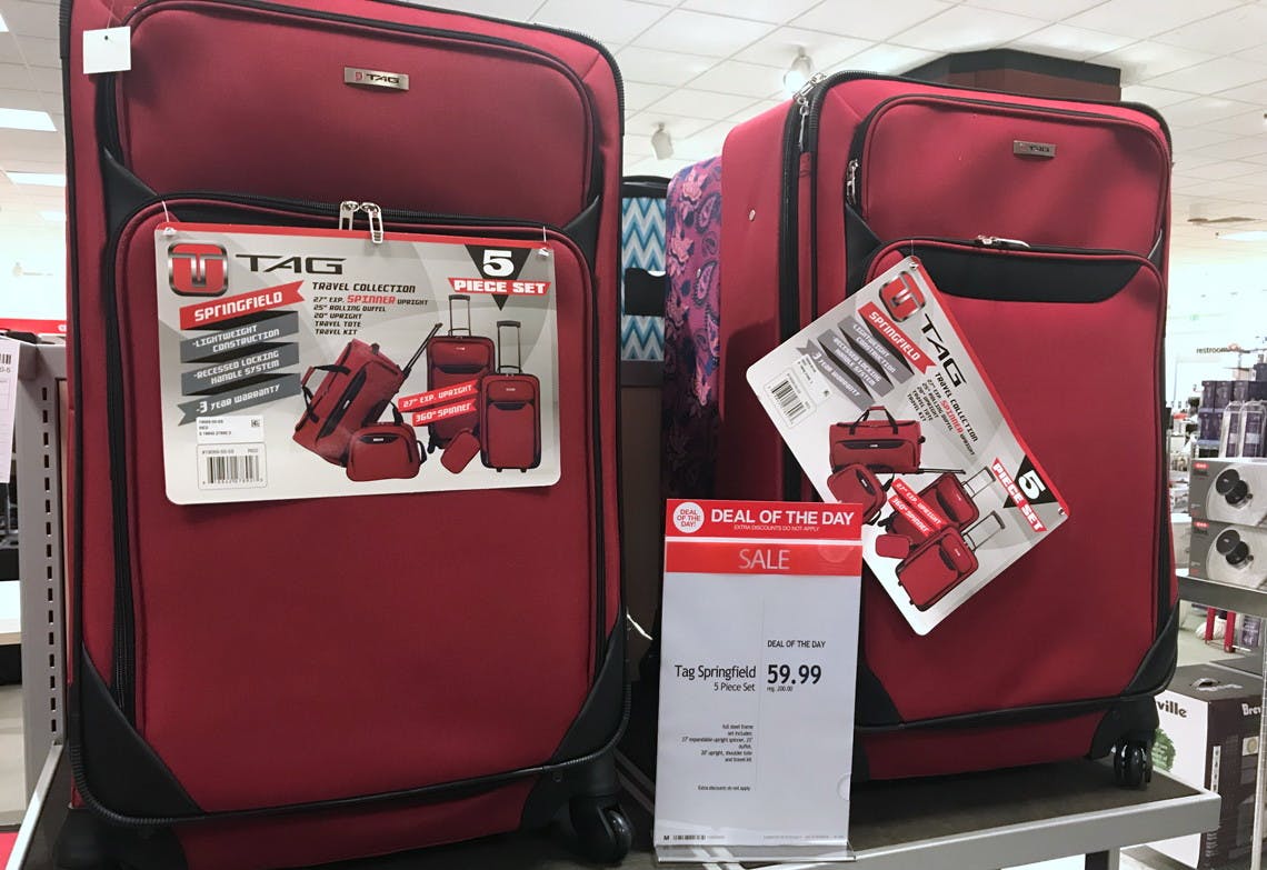 macys 5 piece luggage sale