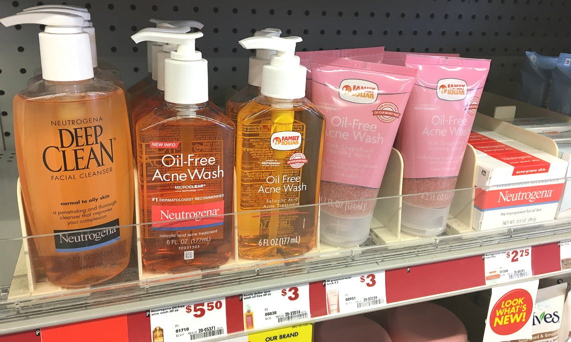 dollar tree acne wash