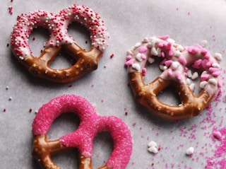 23. Chocolate Covered Pretzels