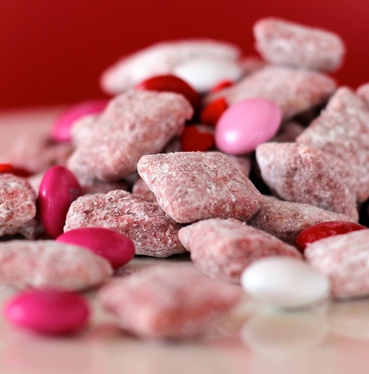 19. Red Velvet Puppy Chow