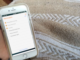 Set a reminder in your phone to pump