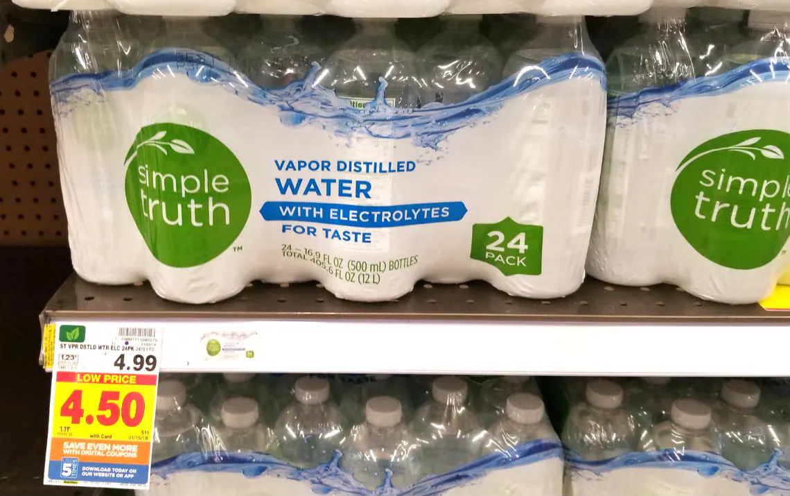 Truth Water 3 Days Only! Simple Truth 24-Pack Water, Only $1.99 at Kroger! - The ...