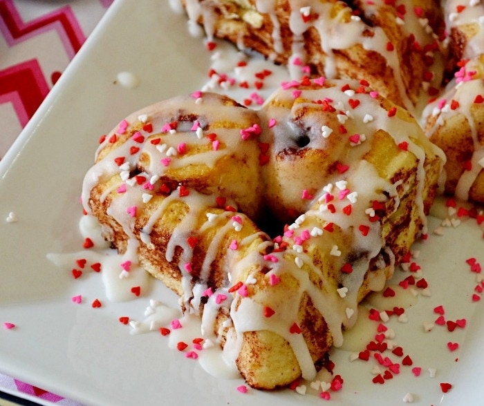 2. Sweetheart Cinnamon Rolls