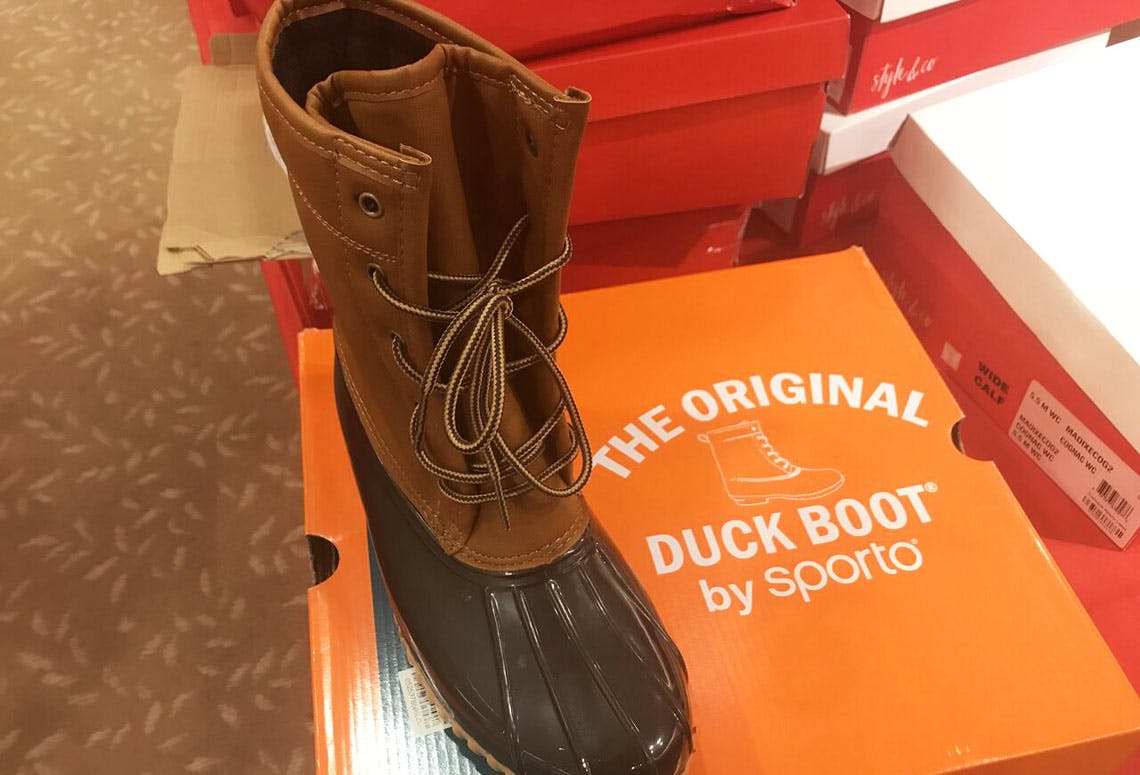 macy's sporto duck boots