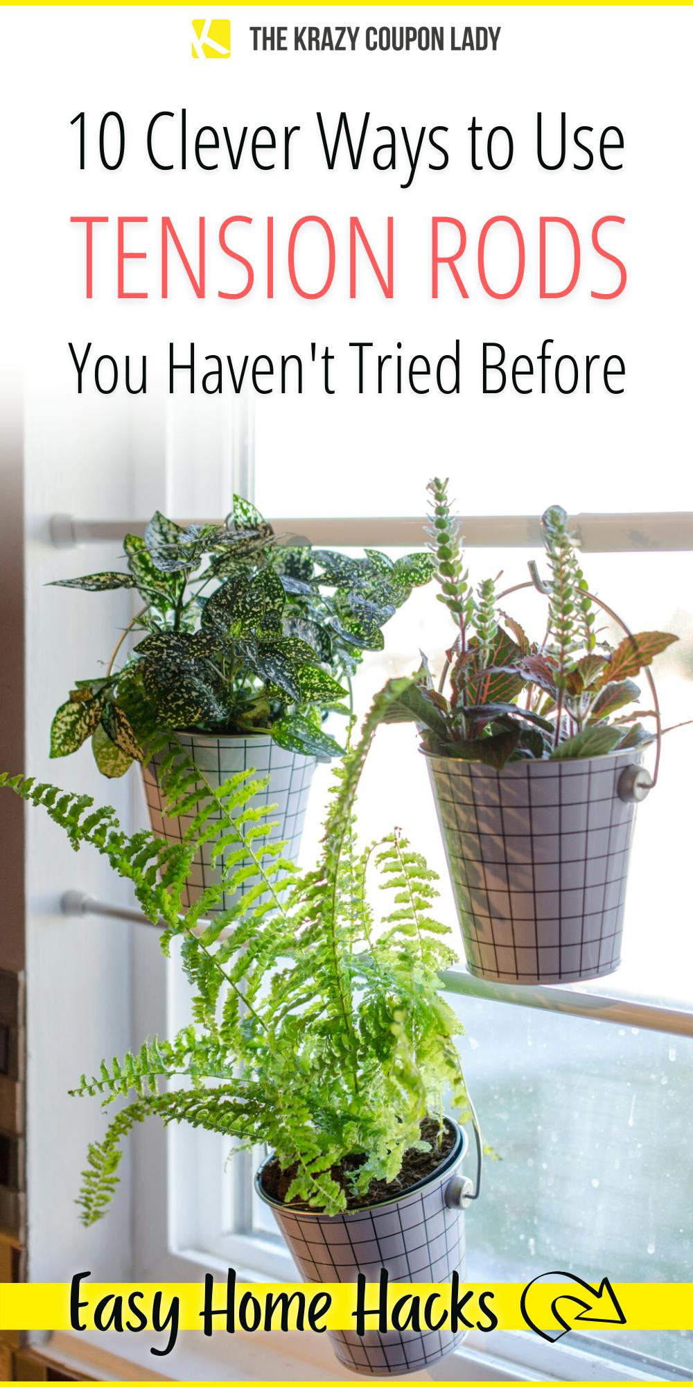 10 Amazingly Clever Ways to Use Tension Rods