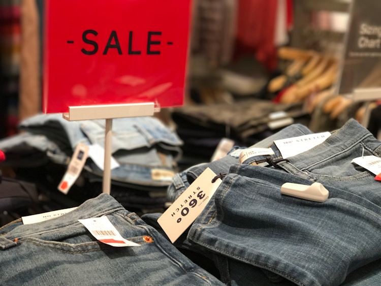 3. Buy Gap jeans in April, July, October and December to save up to 75%.