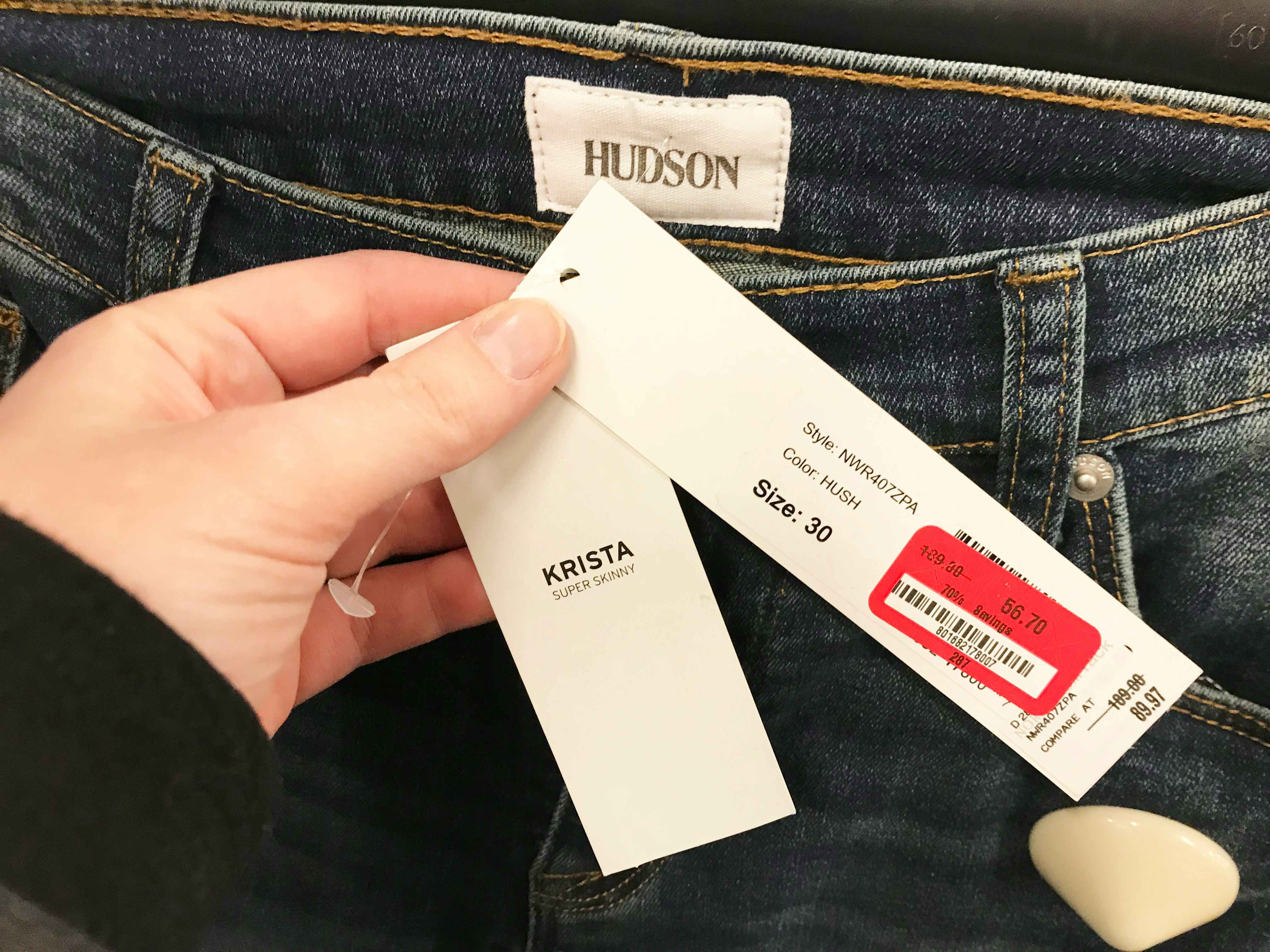 7. Buy Hudson jeans online at Nordstrom Rack to save up to 70%.