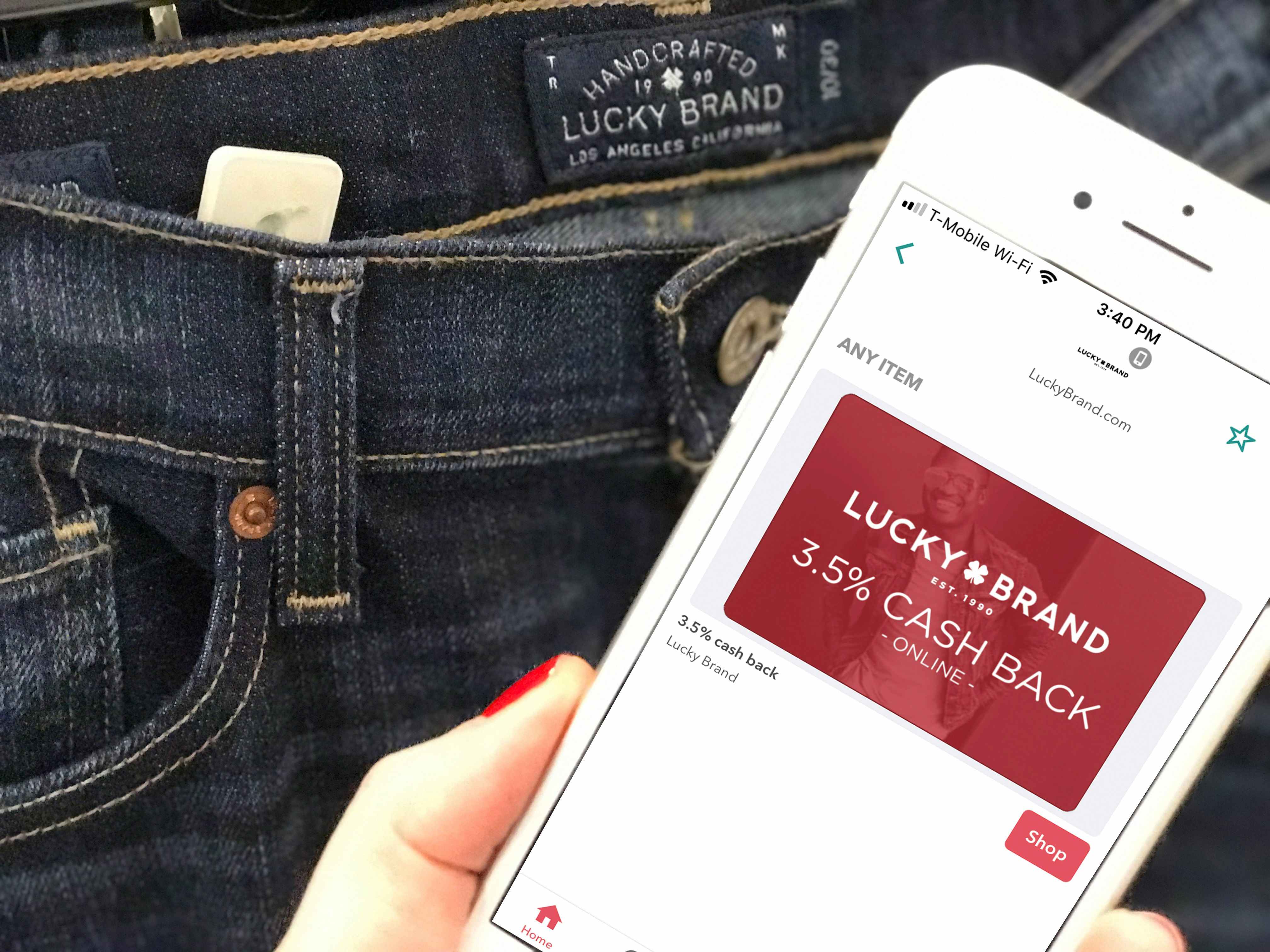 6. Save up to 67% when you shop for Lucky jeans through Ibotta. (For real!)