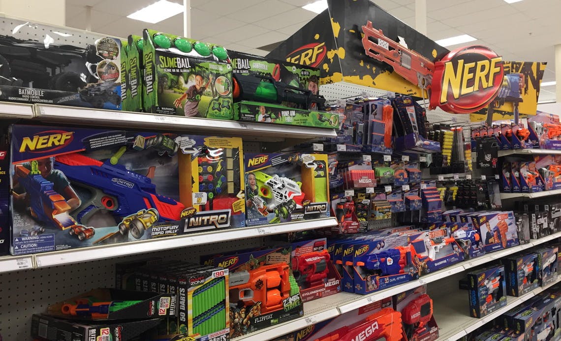 nerf cars target