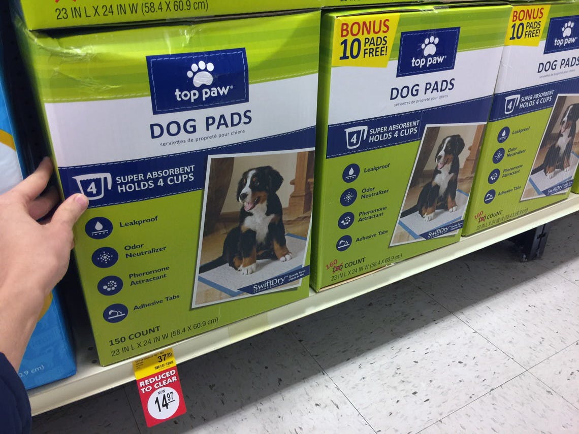 pee pads at petsmart