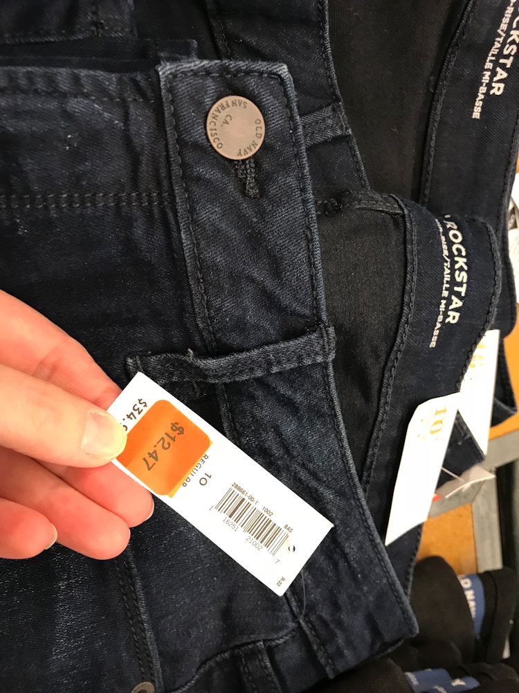 5. Buy Rockstar jeans at Old Navy every other month when they hit 50% off.