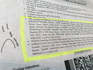 store hacks coupon exclusions BBB 2018