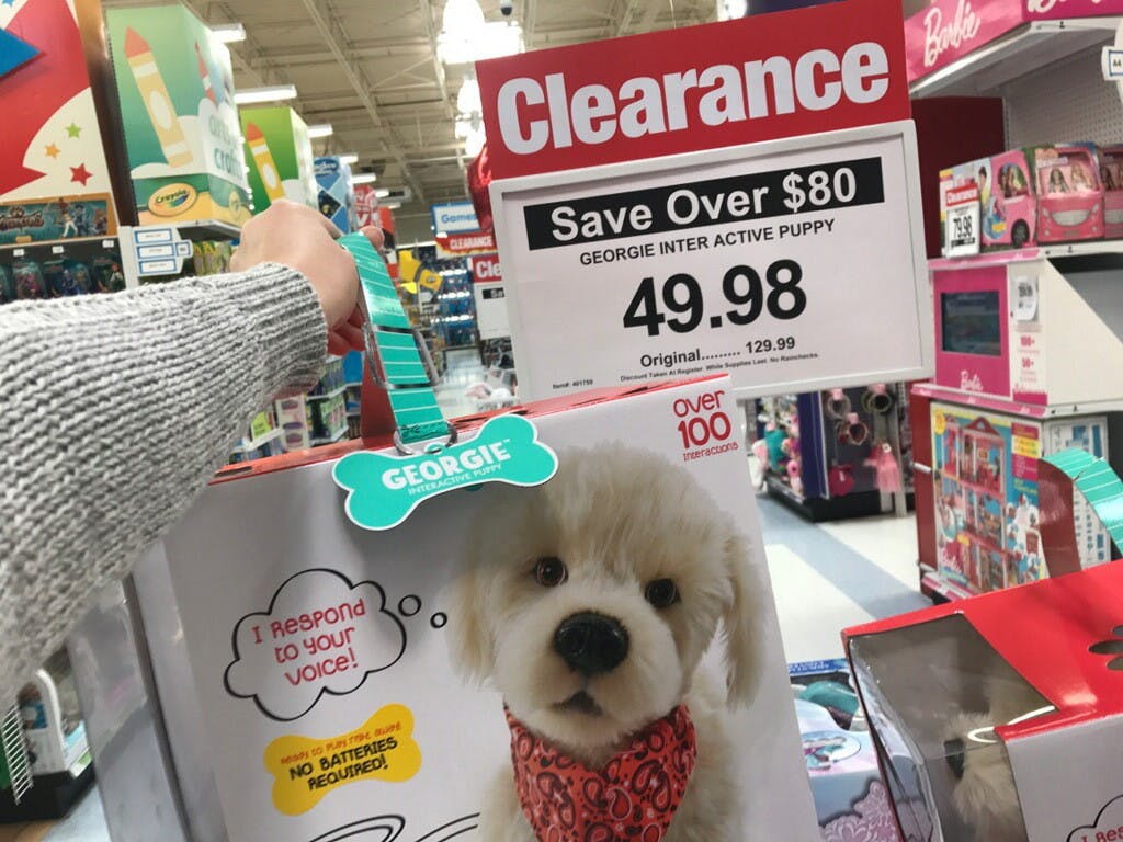 georgie interactive puppy price