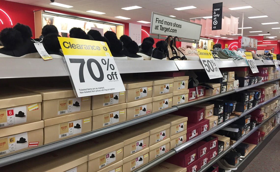 target clearance boots