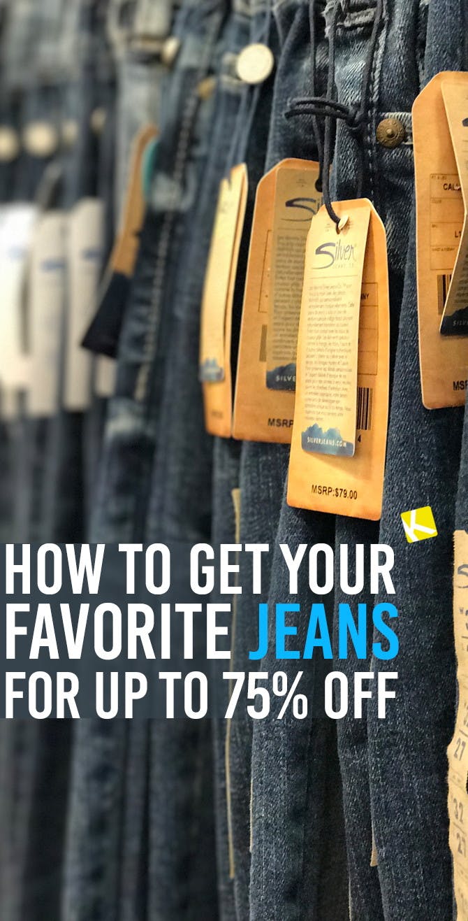 How to Get Your Favorite Jeans for up to 75% Off