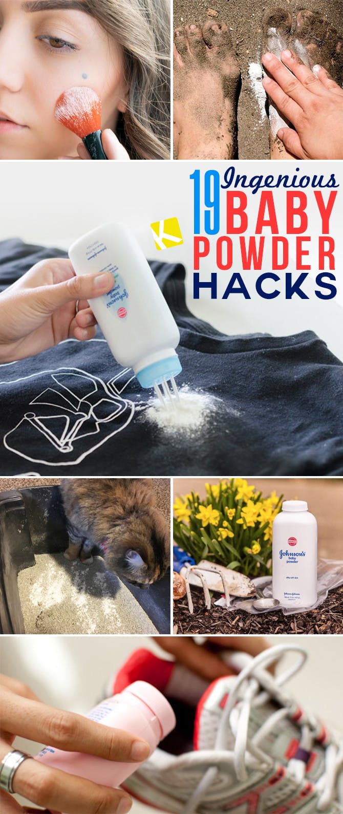 19 Ingenious Baby Powder Hacks You've Never Heard Before