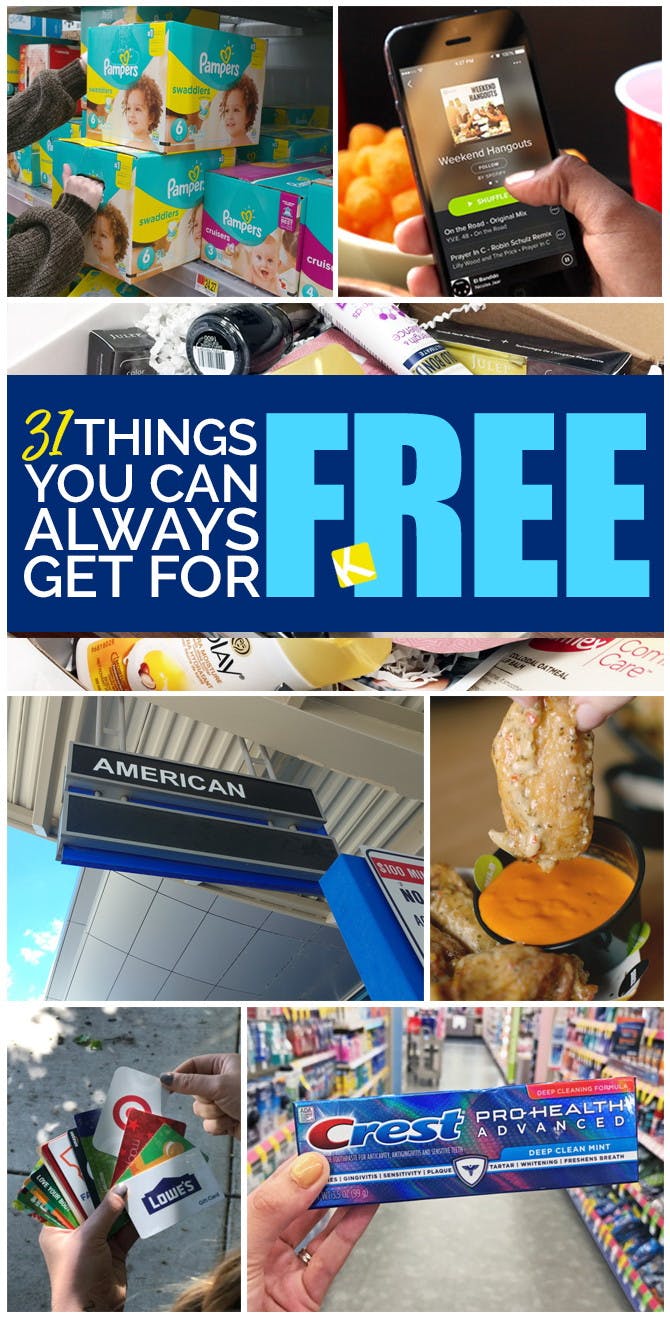 31 Things You Can Always Get for Free