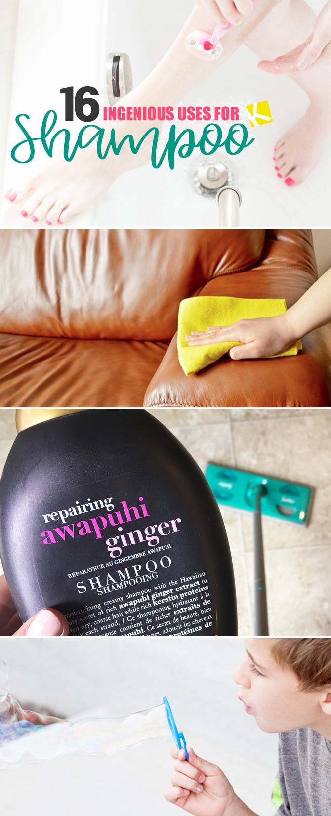 16 Ingenious Uses for Shampoo That Will Shock You