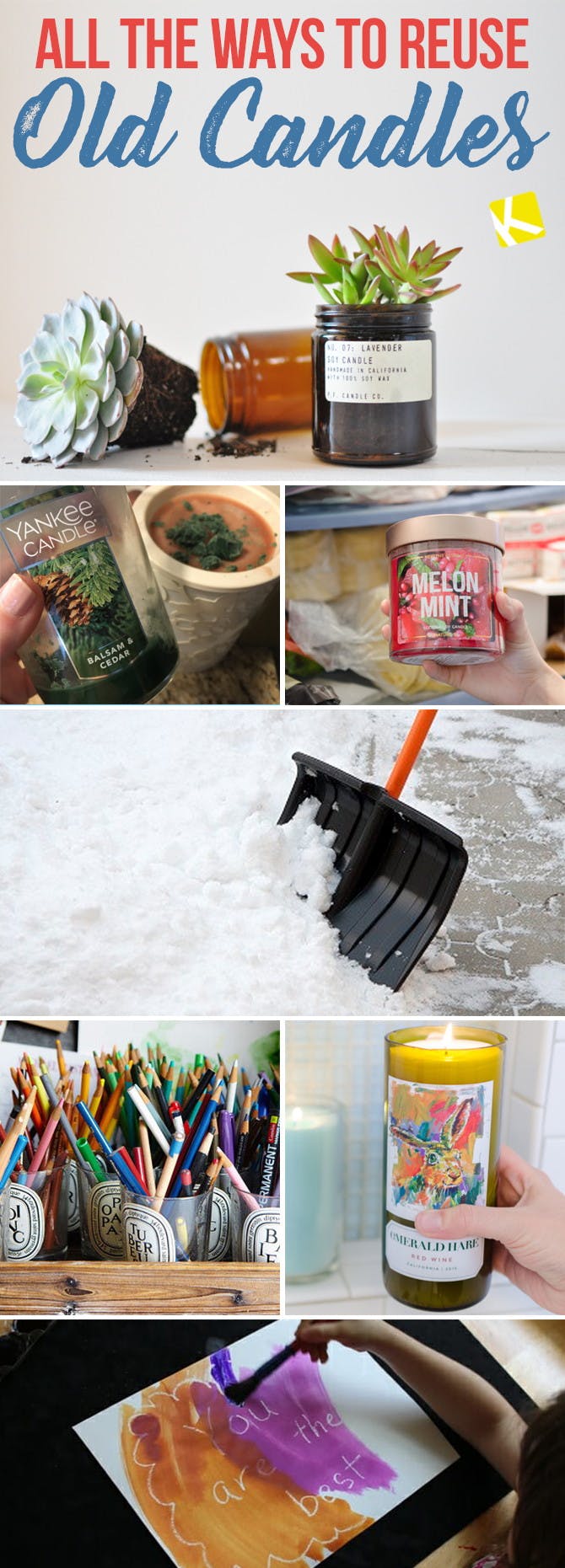 All the Ways to Reuse Old Candles