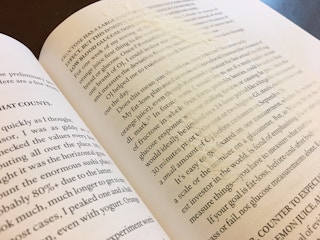 Absorb moisture and refresh old books with baby powder.