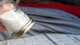 Sprinkle baby powder on your sheets before hot summer nights to keep cool and absorb sweat.