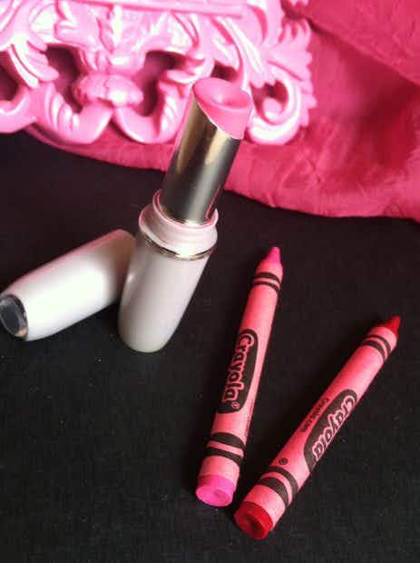 Use crayons to make non-toxic lipstick for dress-up play.