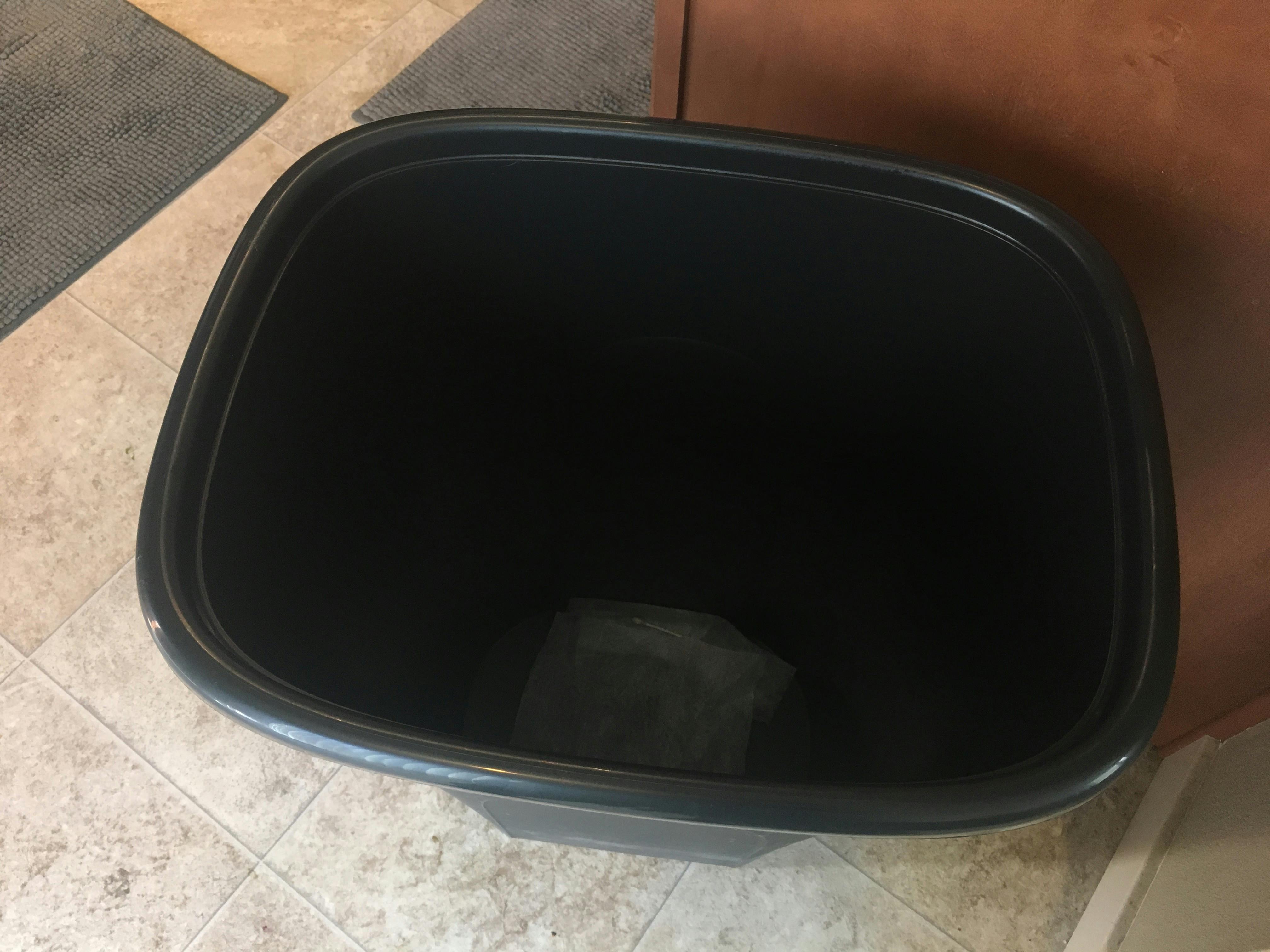 Line your garbage can to keep it smelling fresh.