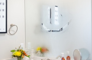 Stop mirrors from fogging up.