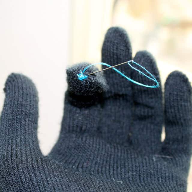 Make your gloves touchscreen friendly.