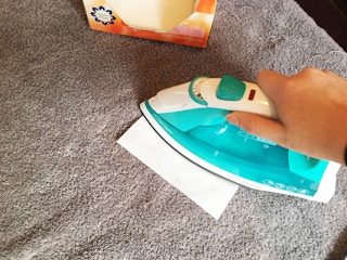 Get gunk off your iron.