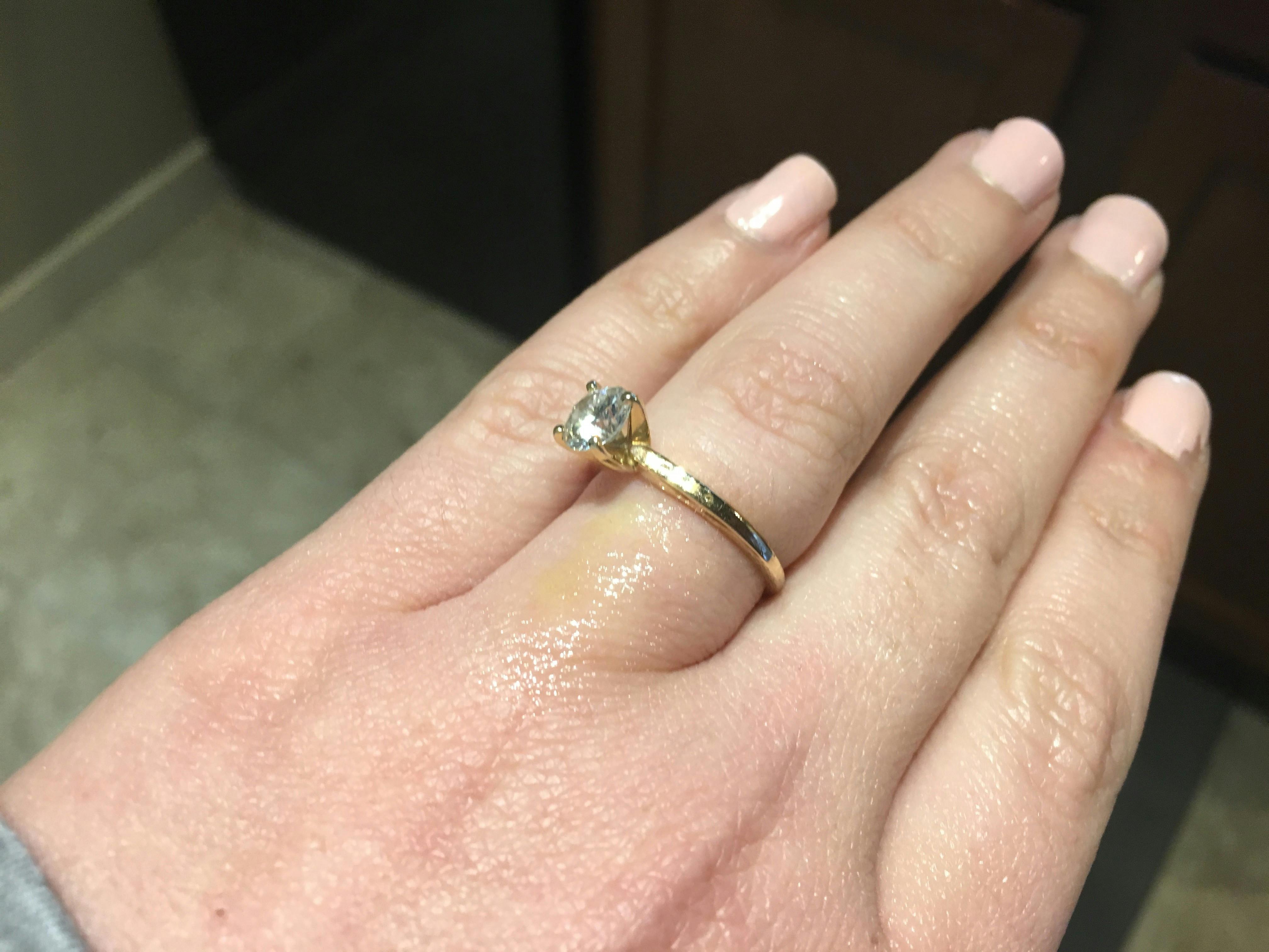 Loosen a tight ring.