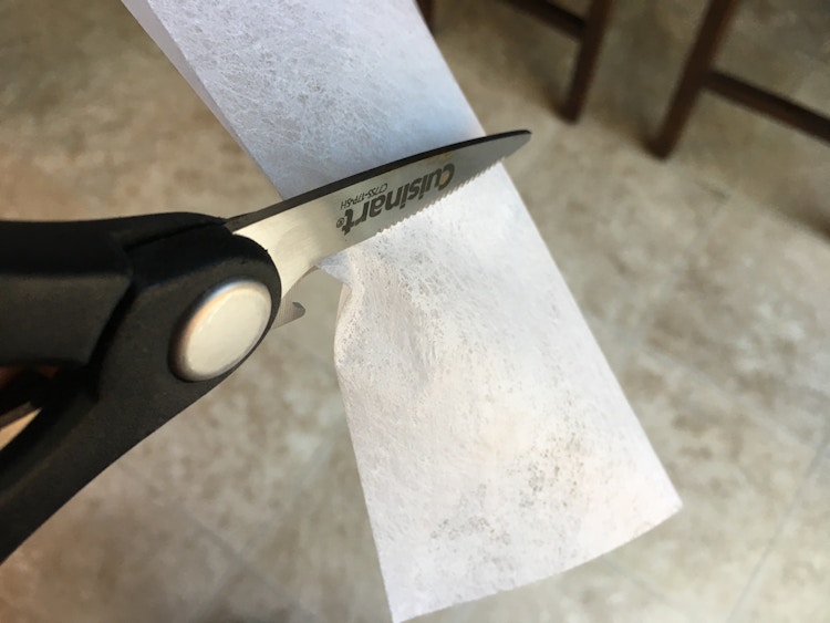 Sharpen scissors.