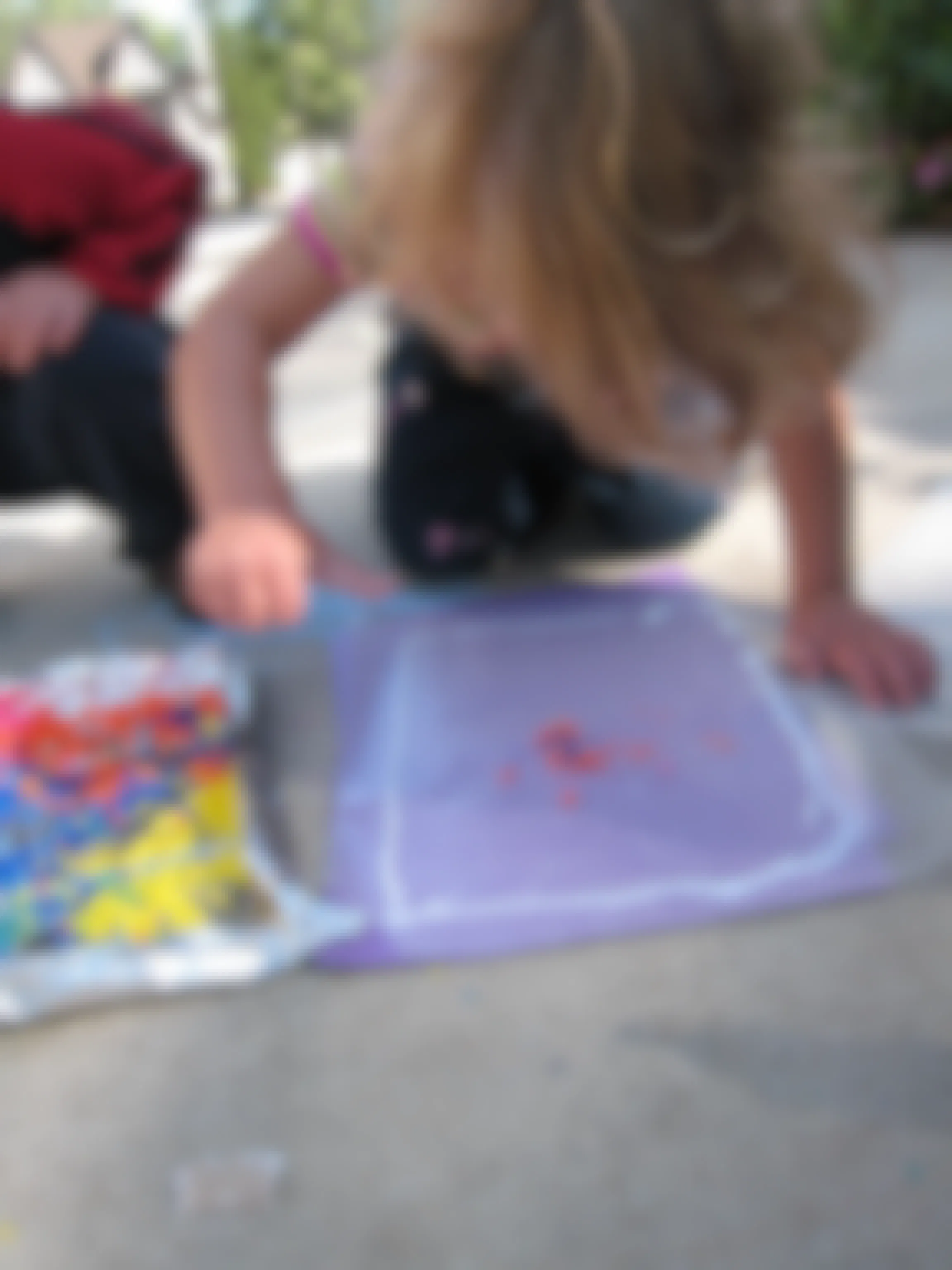 Let your kids create "stained glass" with crayons and wax paper.