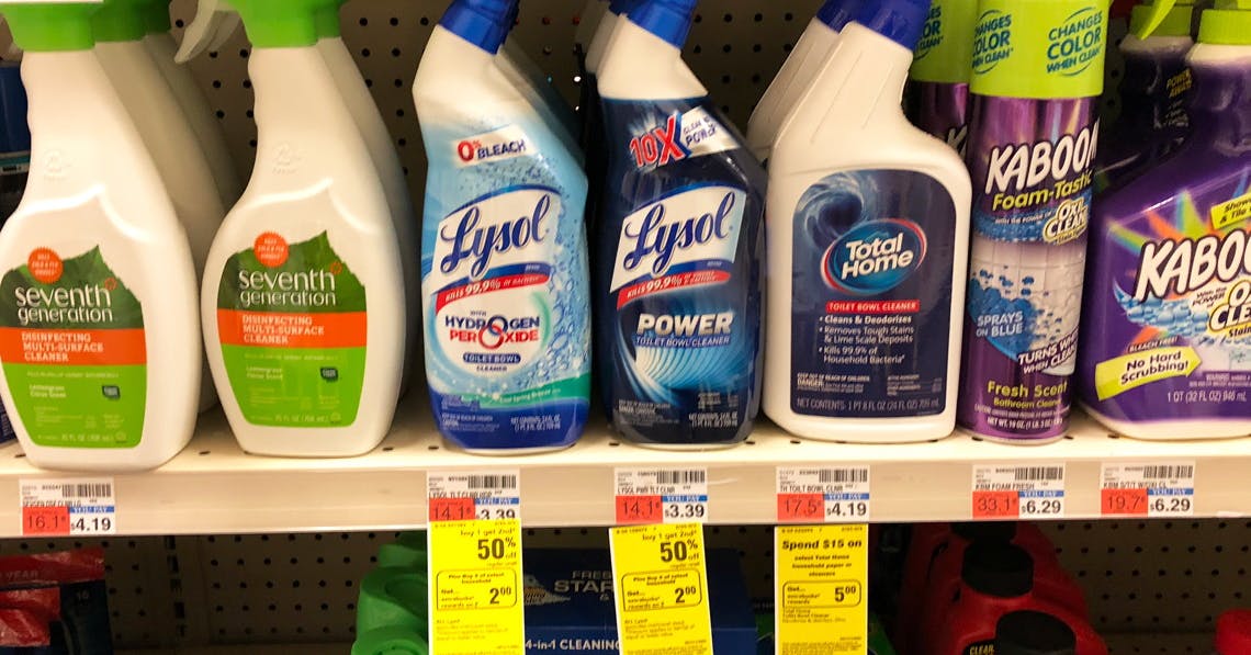Lysol Toilet Bowl Cleaner, Only 1.54 at CVS No Coupons